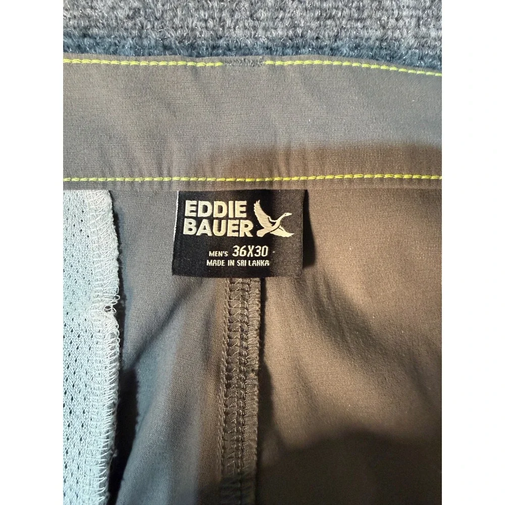 Eddie Bauer Tech Hiking Performance Stretch Pants Gray 36x30 Nylon Hiking Trail